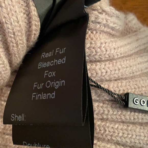 GORSKI Knit Beanie Fur Pom Pom Hat - Picture 7 of 8